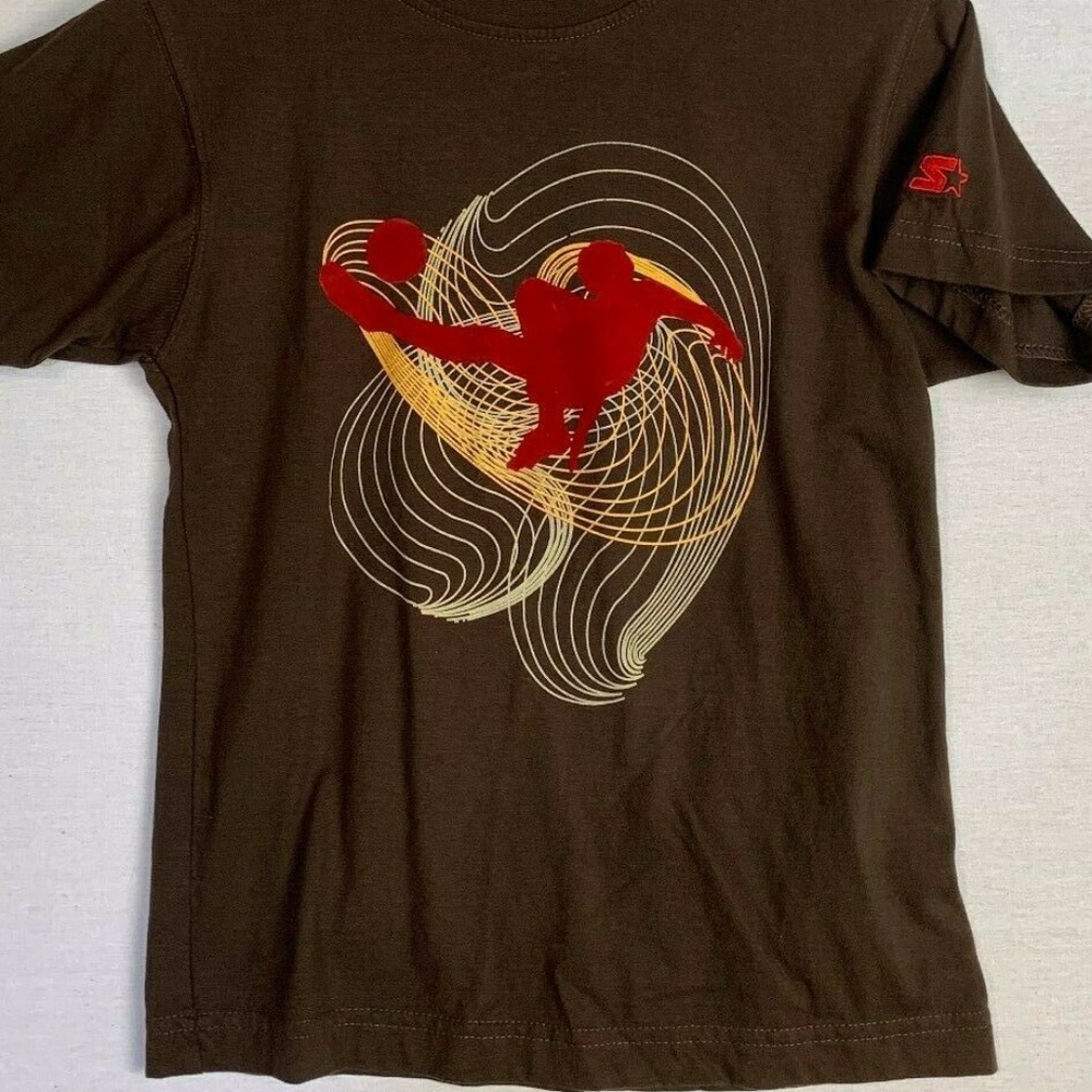 Starter Graphic T-Shirt Soccer  Boys Size 6-7